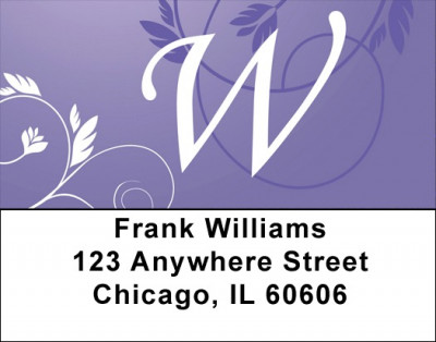 Purple Prosperity -W Address Labels | LBQBL-04