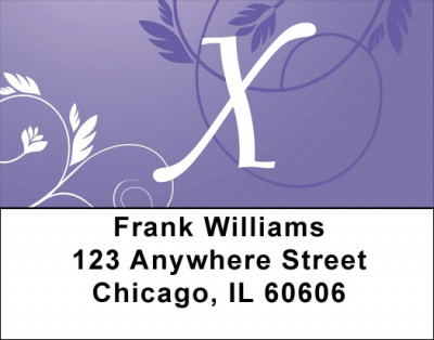 Purple Prosperity -X Address Labels | LBQBL-05