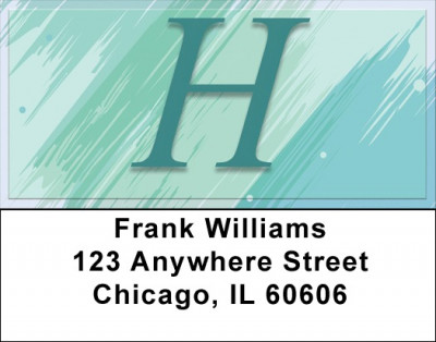 Restoration Monograms - H Address Labels | LBQBL-41