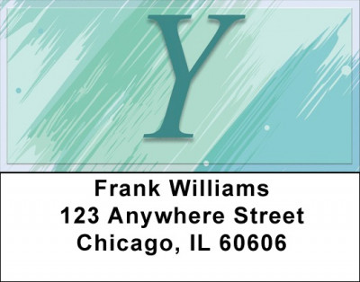 Restoration Monograms - Y Address Labels | LBQBL-58
