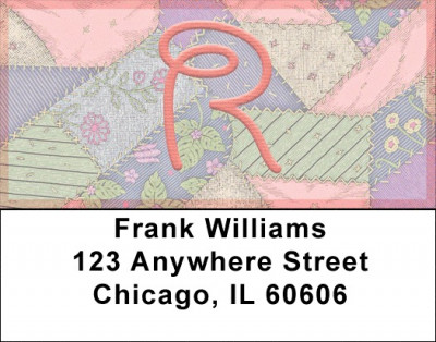 Shabby Chic Monograms - R Address Labels | LBQBL-77