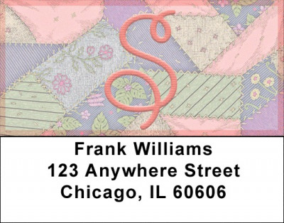 Shabby Chic Monograms - S Address Labels | LBQBL-78