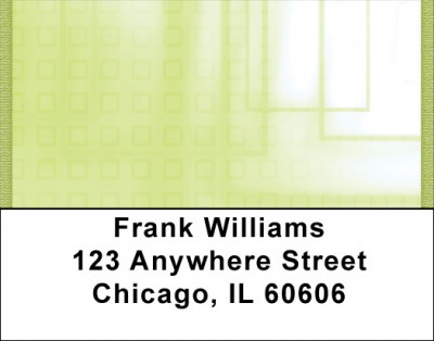 Go High Tech Green Address Labels | LBQBM-39
