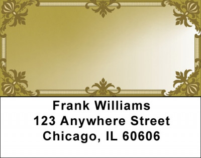 Old Fashioned Flair Address Labels | LBQBM-64