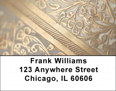 Golden Antiques Address Labels | LBQBM-66