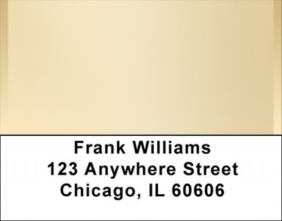 Classic Gold And Brass Address Labels | LBQBN-05