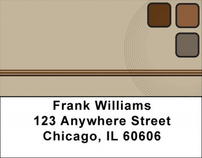 Classic Geometrics Address Labels | LBQBN-37