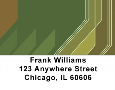 White Lines Address Labels | LBQBN-50