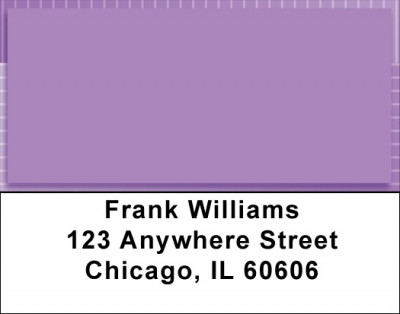 Lines Of Lavendar Address Labels | LBQBN-57
