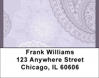 Paisley Prints Address Labels | LBQBN-64