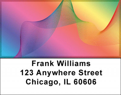 Ribbons And Rainbows Address Labels | LBQBN-84