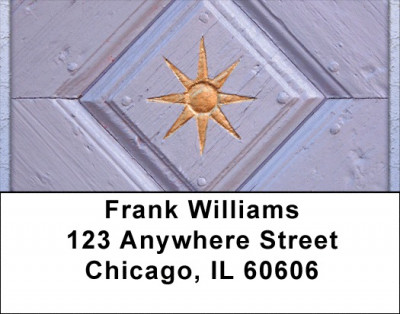 Sun Symbol Of Unity Address Labels | LBQBO-23