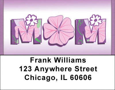 Retro Mom Address Labels | LBQBO-64