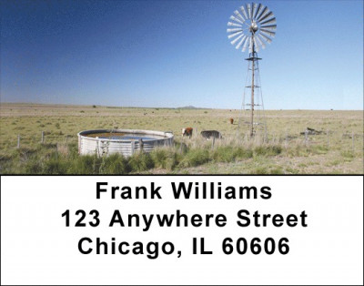 Windmills On The Plains Address Labels | LBQBP-24