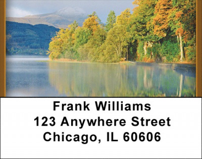 Fall In The Rockies Address Labels | LBQBP-46