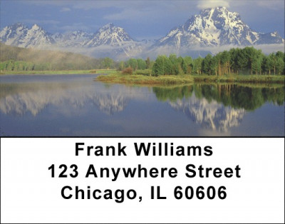 Mountain Paradise Address Labels | LBQBP-48