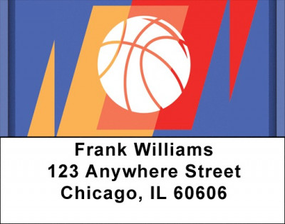 Basketball Address Labels | LBQBP-84