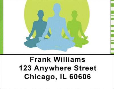 Yoga In Living Color Address Labels | LBQBQ-08