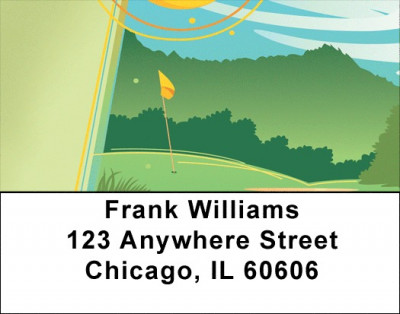 Golf Reflections Address Labels | LBQBQ-22