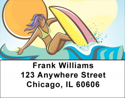 Catching The Wave Address Labels | LBQBQ-50