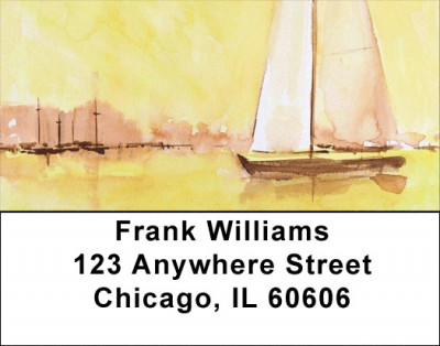 Sailing The Seas Address Labels | LBQBQ-65