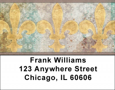 Antique Fleur de Lis Address Labels | LBQBQ-84