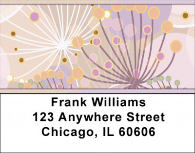 Delirious Dandelions Address Labels | LBQBR-51