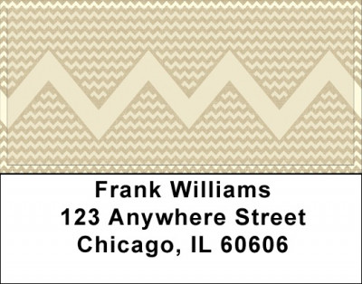 Modern Chevrons Address Labels | LBQBR-71