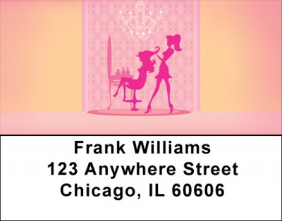 Girly Stylin' Address Labels | LBQBR-87