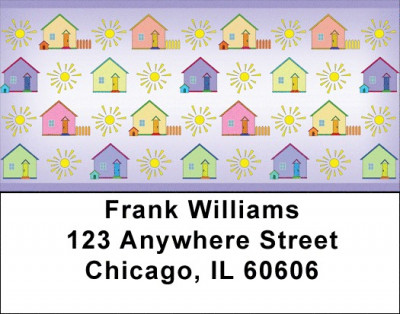 Bright Sunshine Of Home Address Labels | LBQBR-99