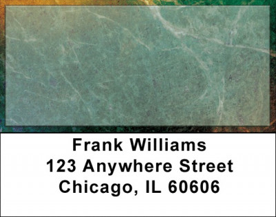 Venetian Marble Address Labels | LBQBS-37