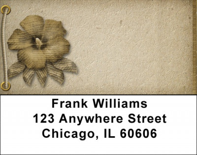 Vintage Scrapbook Address Labels | LBQBS-38