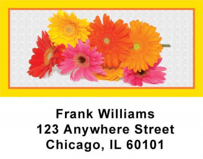 Daisies Address Labels | LBVAL-12