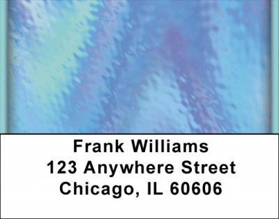 Retro Shimmer Address Labels | LBZABS-22