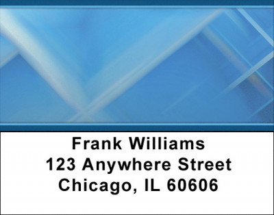 Blue Squared Address Labels | LBZABS-41