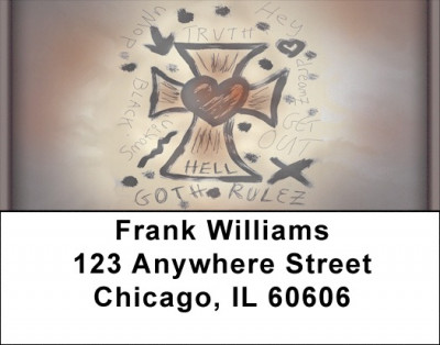 Goth Rulez  Address Labels | LBZABS-42