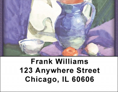 Tuscan Inspired Watercolor Address Labels | LBZABS-43