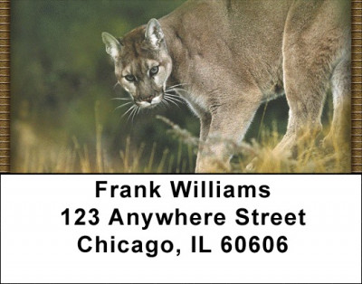 Cougars Address Labels | LBZANI-31