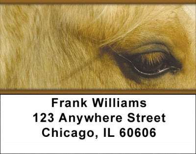 Horses Seeing Eye to Eye Address Labels | LBZANI-85