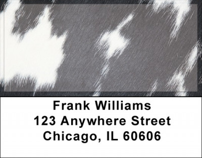 Cow Prints in Black and White Address Labels | LBZGEO-70