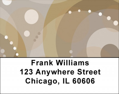Java Inspired Circles Address Labels | LBZGEO-99