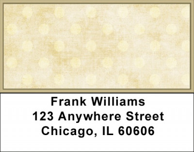 Vintage Dots Address Labels | LBZGEP-01
