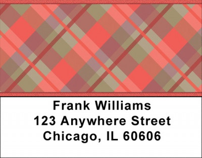 Playin' In Plaids Address Labels | LBZGEP-31