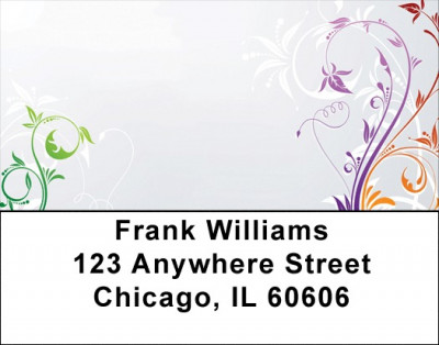 Filigree In All Seasons Address Labels | LBZGEP-38