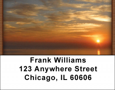 Scenic Sunsets Address Labels | LBZNAT-13