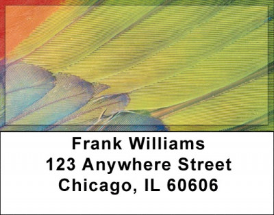 Feather Me Address Labels | LBZNAT-24
