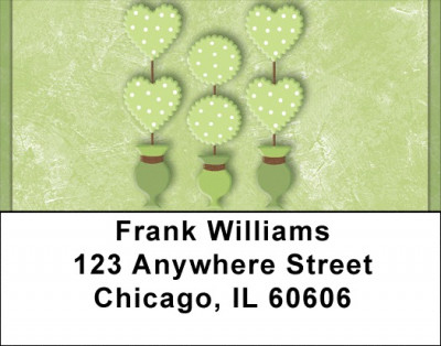 Topiary Tree Abstracts Address Labels | LBZNAT-66