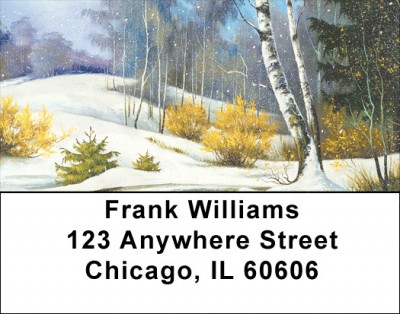 Aspen In Winter Address Labels | LBZSCE-65