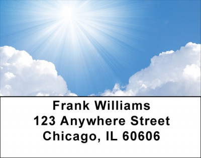 Sun Rays Address Labels | LBZSCE-78
