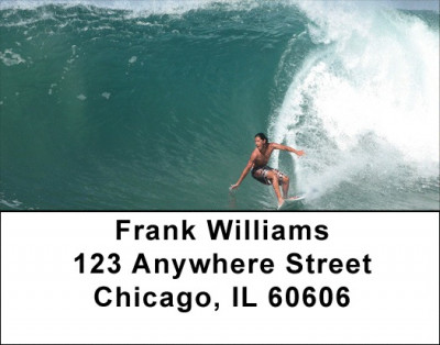 Extreme Surfing Address Labels | LBZSPO-59